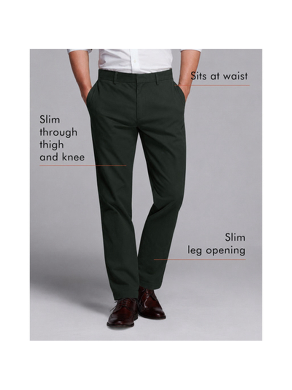 NWT 33x30 BR Aiden chino black slim leg career work slacks pants casual preppy
